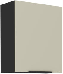 TEMPO KONDELA Felső szekrény, cashmere/fekete, ARAKA 60 G-72 1F - smartbutor