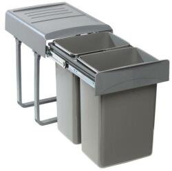 EKOTECH MEGA 45szekrénybe szerelhető szemetes 583 mmmagas 2 vödrös kivitel (90074162S)
