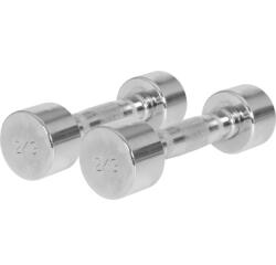 Gorilla Sports Krómozott egykezes súlyzók 2 x 2 kg (100599-00004-0097) - kokiskashop