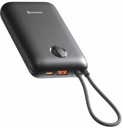 SWISSTEN Swisten Voltbox Powerbank Integrált Kábellel USB-A / C + Lighting / 2000 mAh 35 W - Fekete