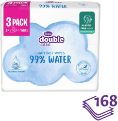 Violeta nedves törlőkendő 3 PACK - water care 99%-os víztartalommal (3x56 db)