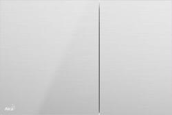 Alcadrain Flat - Süllyesztett vezérlőgomb, rozsdamentes acél félig matt/fényes AIR-INOX (AIR-INOX)