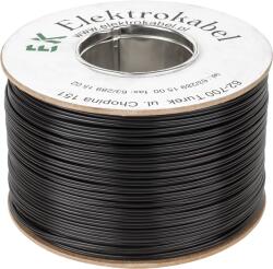 Elektrokabel Hangszórókábel SMYp 2 x 0, 35 mm fekete 200 m (KAB0571)