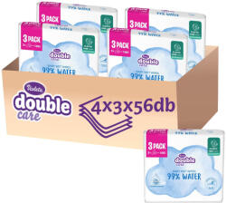 Violeta nedves törlőkendő 4x3 PACK - water care 99%-os víztartalommal (4x3x56 db)
