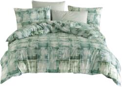 Atisat Ágyneműhuzat garnitúra, 100% pamut renforce, egyszemélyes, 3 részes, Mirella zöld
