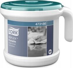 Tork 473186 Reflex Papír kéztörlő adagoló Műanyag Fehér, Türkiz 1 db (473186) (473186)