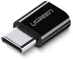 UGREEN US157 micro USB - USB-C adapter, fekete (30391) (UG30391) (UG30391)