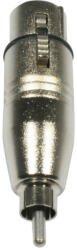 ADJ AC-A-XF3/RM XLR 3 pol F-RCA F Adaptor XLR-RCA (1613000010)