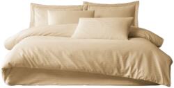 Atisat Ágyneműhuzat garnitúra, 100% pamutszatén, egyszemélyes, 3 részes, Modest vanília