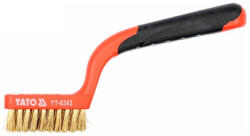 YATO Perie de sârmă cu mâner din plastic îndoit pe 3 rânduri (YT-6343)
