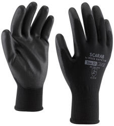 ROCK SAFETY /11 Mănuși de asamblare scufundate NEGRE ambalate în per (9-PN800311)