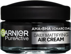 Garnier Pure Active AHA + BHA könnyű mattító nappali krém aktív szénnel 50 ml