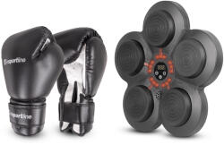 inSPORTline Falra szerelhető boxgép inSPORTline Smartpunch + boxkesztyű Metrojack 6oz (26787+25036-06)