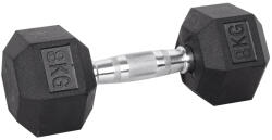 inSPORTline Hatszögletű súlyzó inSPORTline Hexsteel 8 kg, ergonomikusan kialakított csúszásmentes fogantyú, precíz kivitelezés (29840)