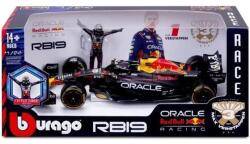 Bburago Bburago: Red Bull RB19 F1 versenyautó fém autómodell pilótával 1/24 (Max Verstappen #1) (280360-01677)