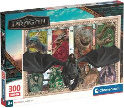 Clementoni Így neveld a sárkányodat sárkányok és hősök 300db-os puzzle - Clementoni (21748) - innotechshop