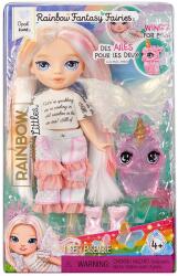 MGA Entertainment Rainbow High Littles szivárvány tündér Opal Raine baba (543411/543442)