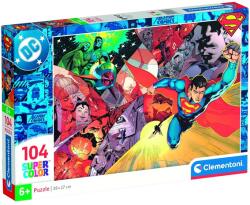 Clementoni DC Comics Superman 104db-os Supercolor puzzle - Clementoni (25074C) - innotechshop