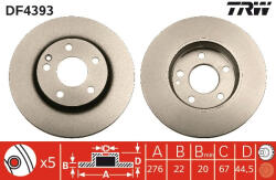 TRW Disc frana fata TRW DF4393