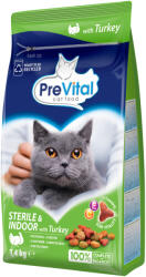 PreVital adult steril indoor száraz macskaeledel pulyka 1, 4kg