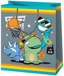 Cardex Kosárlabdás dinók óriás méretű ajándéktáska 33x15x44cm (48740) - innotechshop