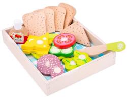 New Classic Toys Doboz ebédhez és piknikhez - fa élelmiszerek (CLAS_10591)