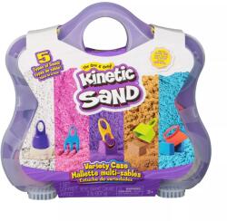 Spin Master Kinetic Sand Utazótáska 5 féle homokkal (6069784) (6069784)
