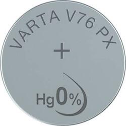 VARTA V 76 PX gombelem, ezüstoxid, 1, 55V, 160 mAh, Varta 357, 303, V13GS, SR44W, SR44, SR1154, D357, RW42, 228, J, 280-62 (4075101401) (4075101401)
