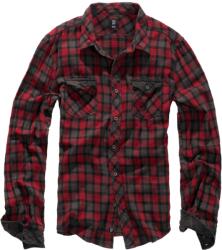 Brandit Hosszú ujjú ing Duncan, piros-barna