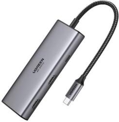 UGREEN Adapter / Hub USB-C 7w1 Ugreen CM498, 2x HDMI 4K@60Hz, 2x USB, PD 100W (45379) - wincity