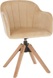 TEMPO KONDELA Forgószék, bézs/bükk, DALIO - sprintbutor