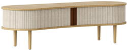UMAGE Масичка за телевизор с дъбов декор в бежово-натурален цвят 140x40 cm Audacious - UMAGE (5601C707-02)