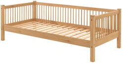 VIPACK Детско легло от масивен дъб в естествен цвят 90x200 cm Forrest - Vipack (FOKB9012)