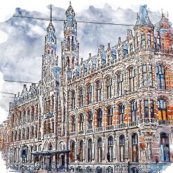 Fedkolor Картина 30x30 cm Amsterdam - Fedkolor (RY_04_30x30)