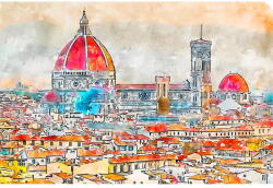 Fedkolor Картина 90x60 cm Florence - Fedkolor (RY_31_poziom_90x60)
