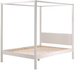 VIPACK Бяло детско легло 140x200 cm PINO CANOPY - Vipack (PIHB1414)