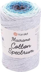 Yarn Art Macrame Cotton Spectrum 225 m 1304 Grey Blue Șnur (<![CDATA[Macrame Cotton Spectrum 1304]]>)