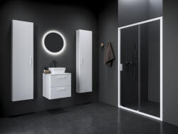 RAVAK Blix II NBLDP2 zuhanyajtó átlátszó üveggel 100x195 cm, matt fehér profilszín 0PMA0E00Z1 (0PMA0E00Z1)