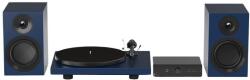 Pro-Ject Colourful Audio System E Satin Steel Blue Kit Turntable (COL AUDIO SYSTEM E SSB)