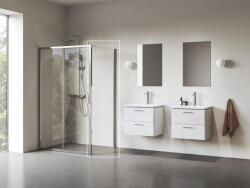 RAVAK Blix II NBLPS fix zuhanyfal átlátszó üveg 90x195 cm, krómhatású profilszín 9BM70C00Z1 (9BM70C00Z1)