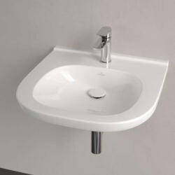 Villeroy & Boch ViCare antibakteriális mosdó 56x55 cm túlfolyó nélkül, CeramicPlus, alpin fehér 411956T2 (411956T2)