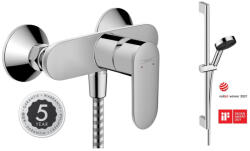 Hansgrohe Vernis Blend egykaros zuhanycsaptelep + Hansgrohe Pulsify Select S zuhanyszettel, króm (SET-HG-202510090710)