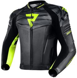 Rebelhorn Vandal motoros bőrkabát fekete-fluo sárga kiárusítás