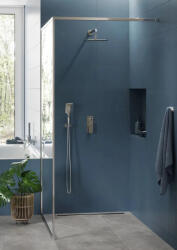 Cersanit Larga Walk-in zuhanyfal 90x200 cm átlátszó üveggel és CleanPro bevonattal, króm profil S932-135 (S932-135)