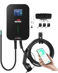  Besen WALLBOX SMART fali töltő fix 6m kábellel 11 kW (DLB) (Red)