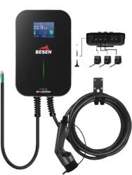  Besen WALLBOX fali töltő fix 6m kábellel 22 kW (DLB) (Red)