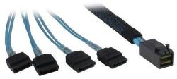 Inter-Tech ARGUS kábel SFF 8643 MiniSAS HD - 4x SATA, 0, 5m (88885003) (88885003)