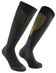 La Sportiva WOOL TECH SOCKS Șosete pentru genunchi Black/Yellow 44-46 EU