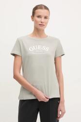 Guess t-shirt MARGOT női, zöld, V5RI16 J1314 - zöld XS