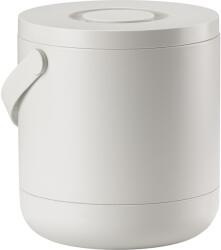 Zone Coș de gunoi alimentar CIRCULAR 15 l, gri deschis, plastic, Zona Danemarca (ZO26514) Compostator